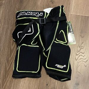 Alkali Black and Green Hockey Pants